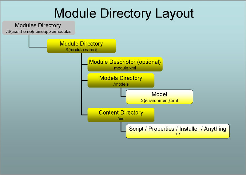 Module directory. Module Layout.